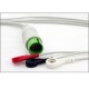 Cable Completo ECG, 17 Pin, 3 leads, Spacelabs