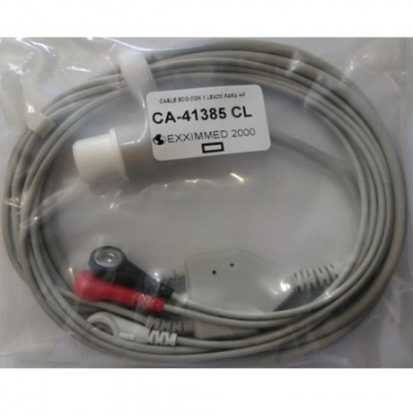 Cable Completo ECG, 8 Pin, 3 leads, HP / Phillips