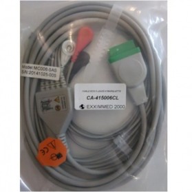 Cable Completo ECG, 11 Pin, 5 leads, GE Marquette